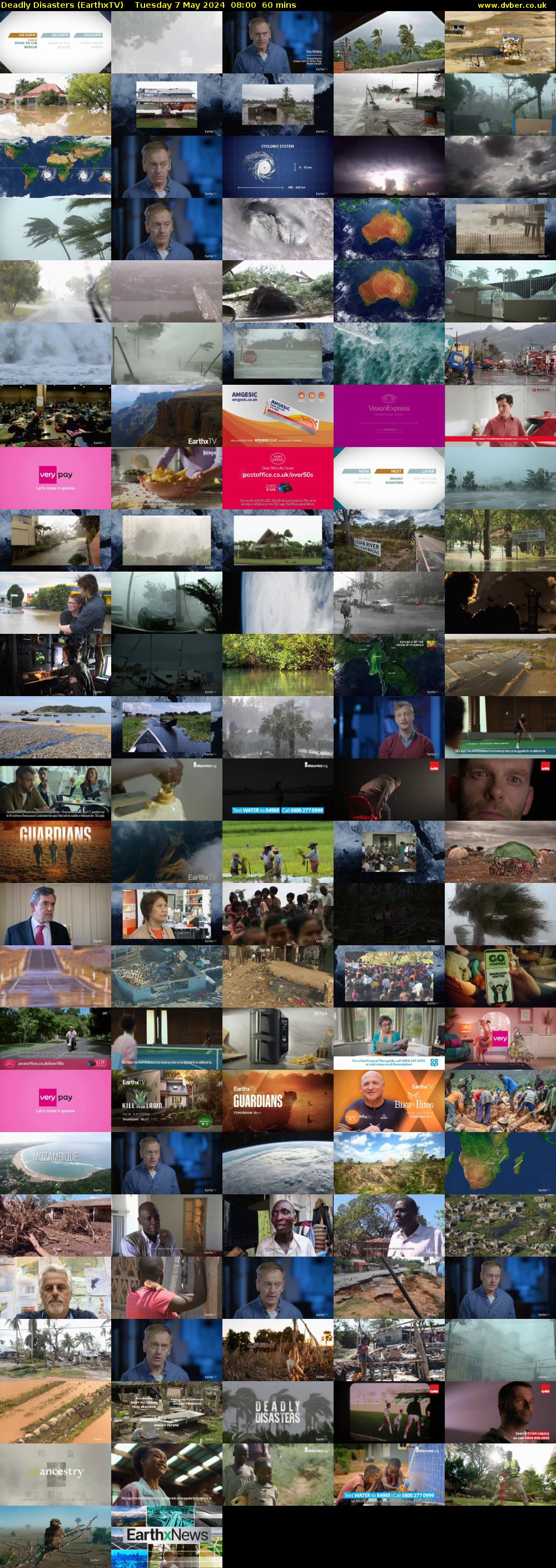 Deadly Disasters (EarthxTV) Tuesday 7 May 2024 08:00 - 09:00