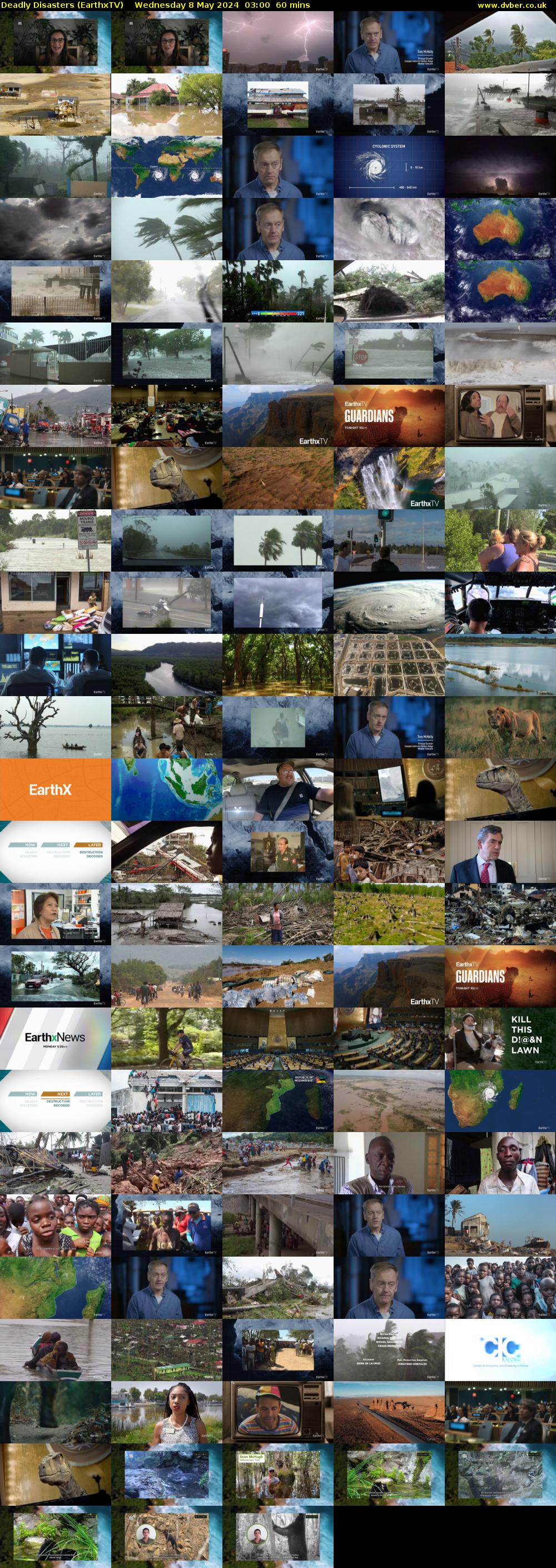 Deadly Disasters (EarthxTV) Wednesday 8 May 2024 03:00 - 04:00