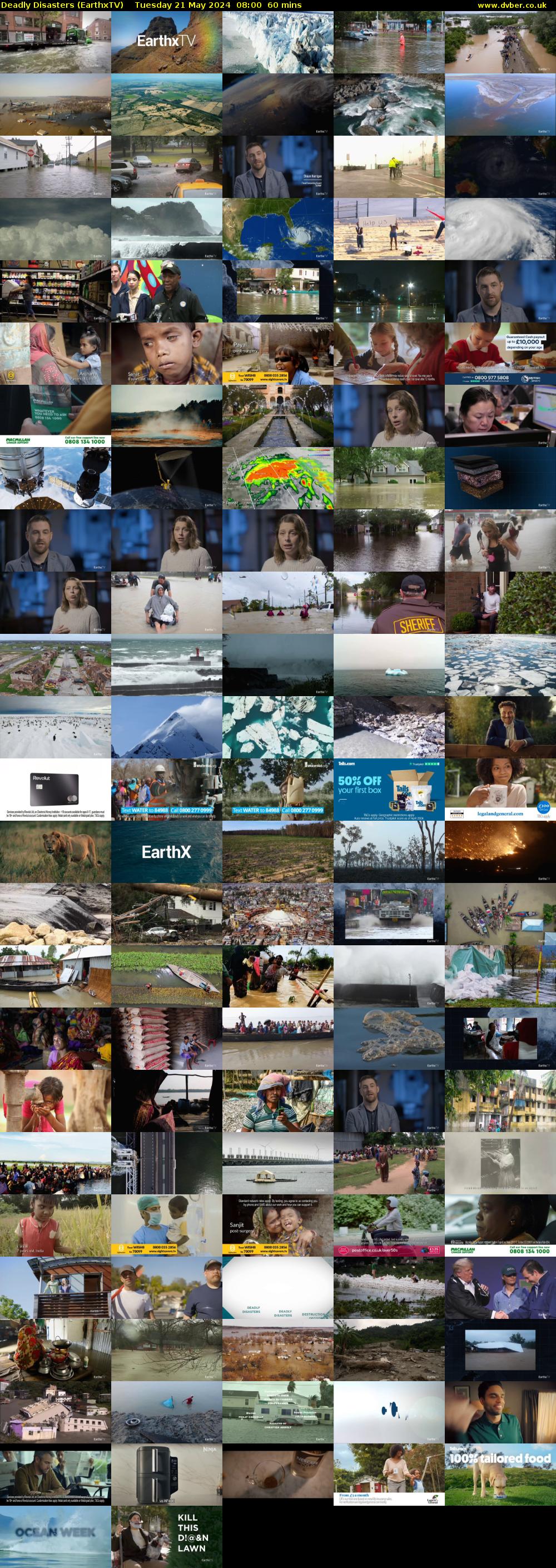 Deadly Disasters (EarthxTV) Tuesday 21 May 2024 08:00 - 09:00