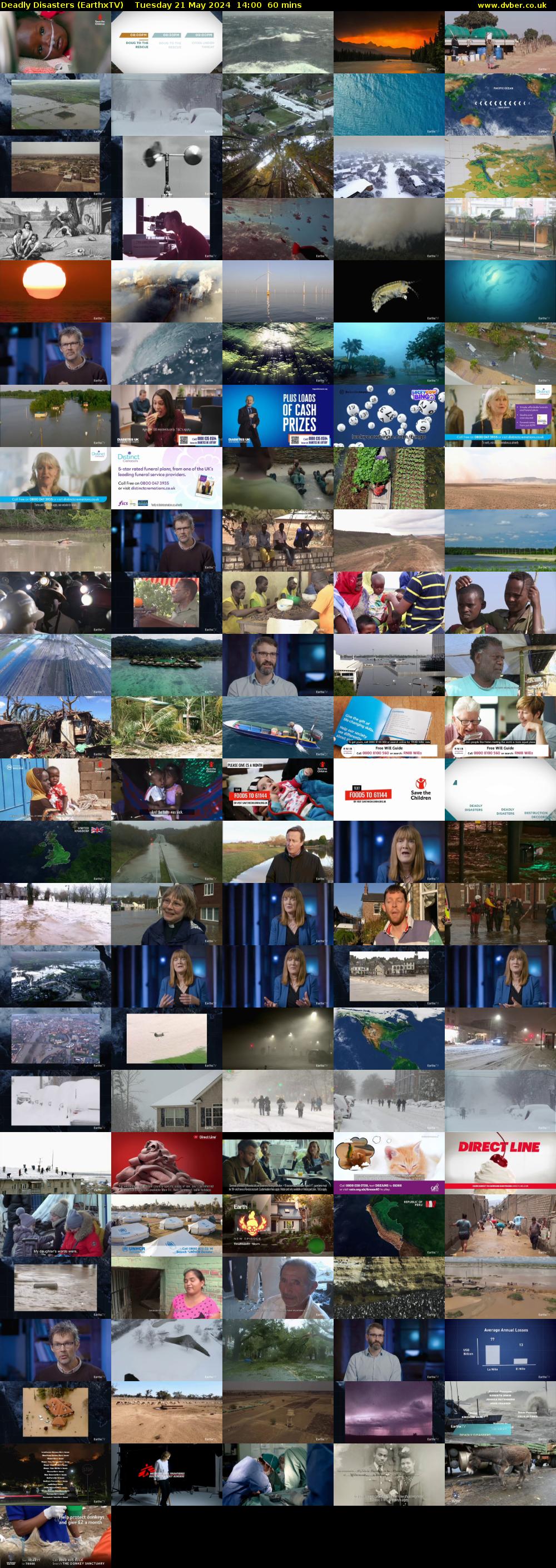 Deadly Disasters (EarthxTV) Tuesday 21 May 2024 14:00 - 15:00