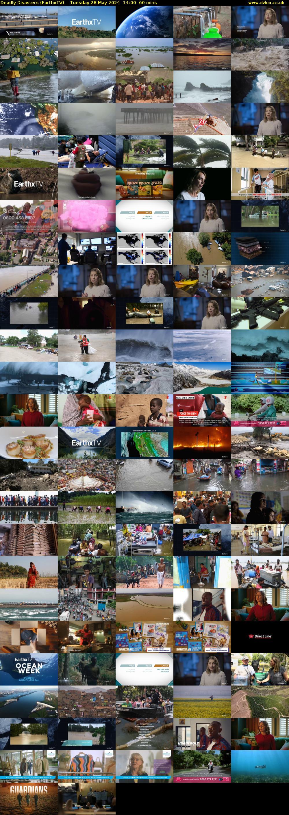 Deadly Disasters (EarthxTV) Tuesday 28 May 2024 14:00 - 15:00