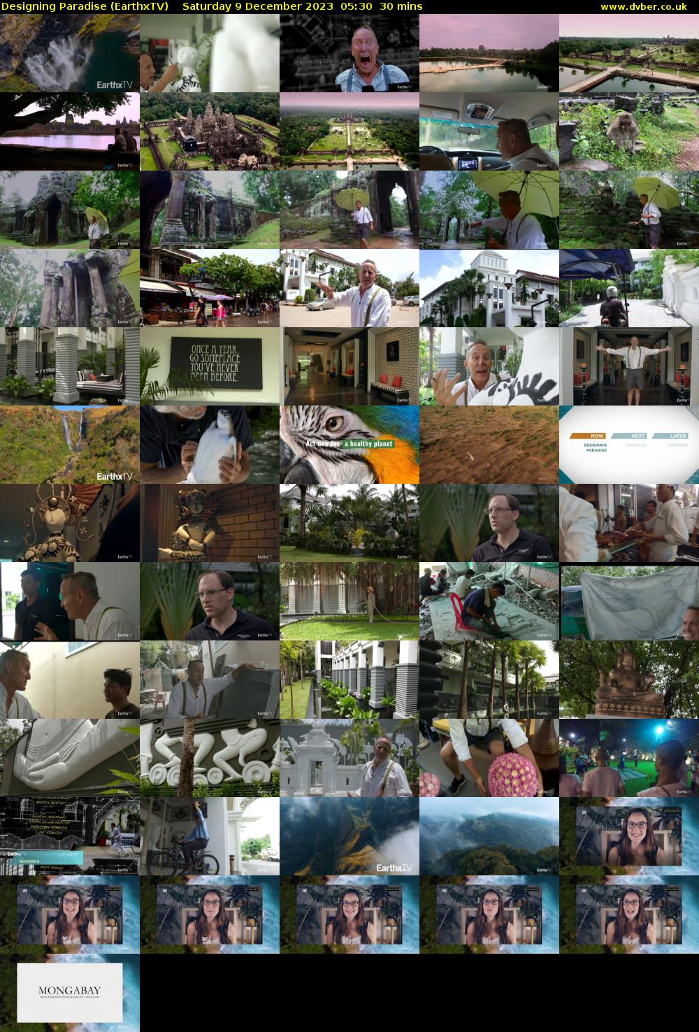 Designing Paradise (EarthxTV) Saturday 9 December 2023 05:30 - 06:00