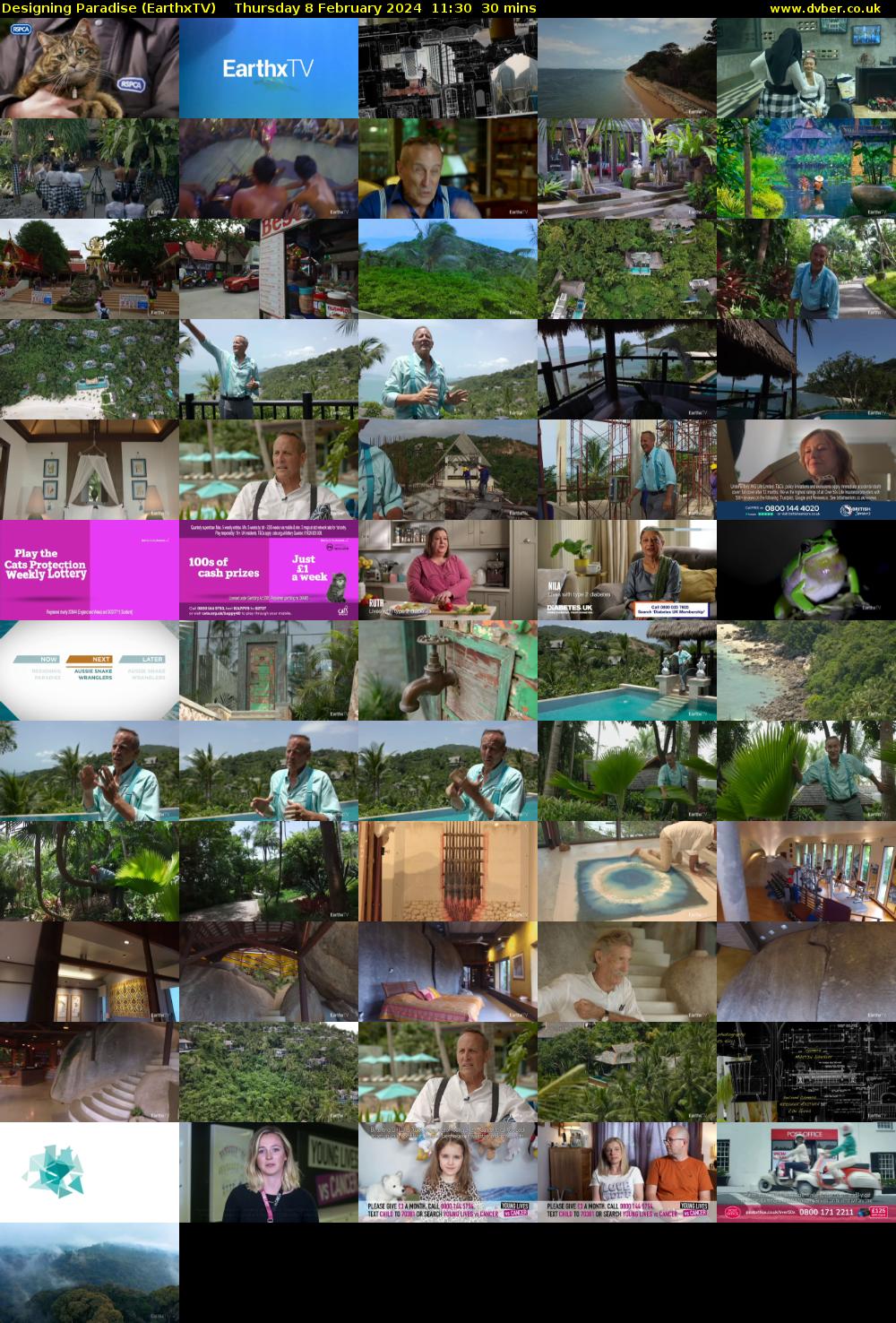 Designing Paradise (EarthxTV) Thursday 8 February 2024 11:30 - 12:00