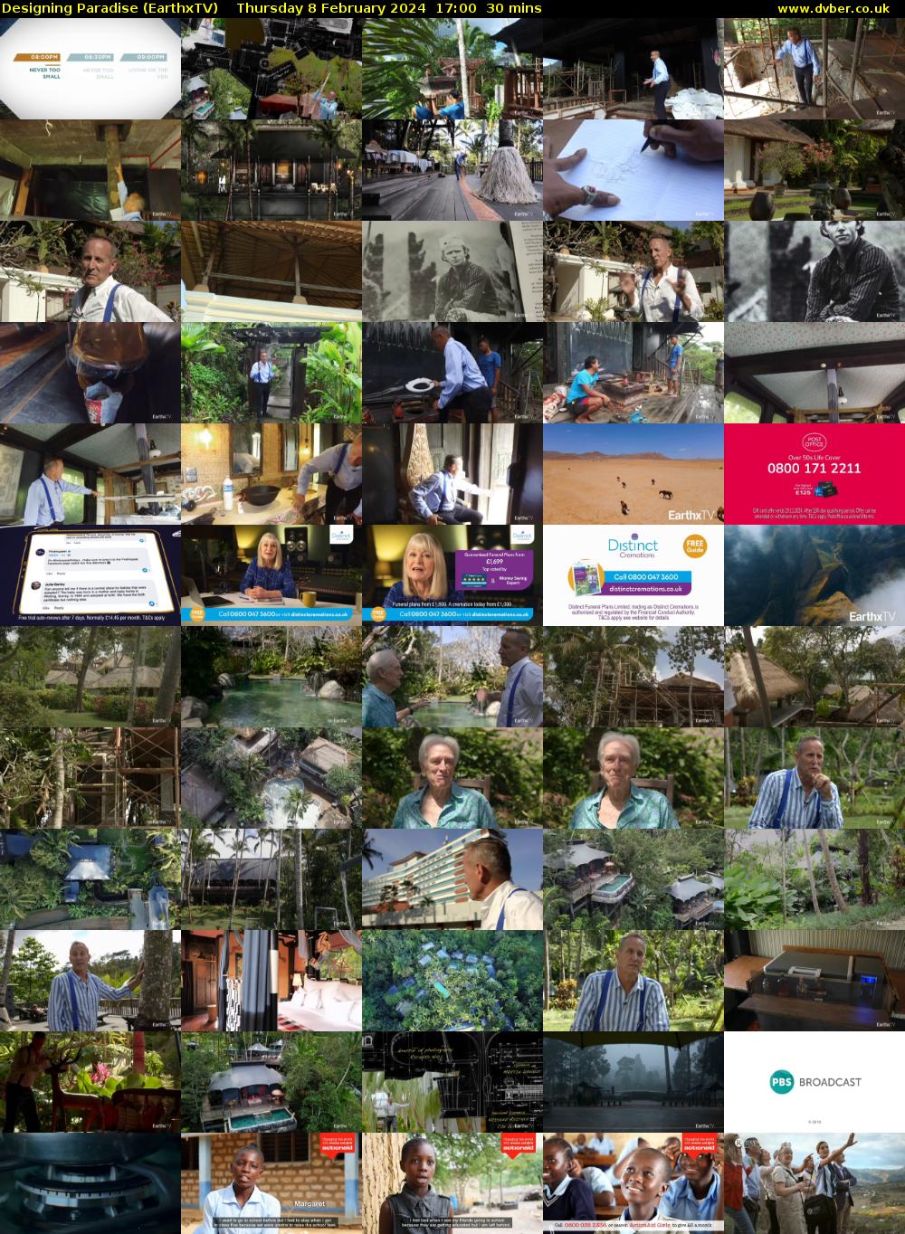 Designing Paradise (EarthxTV) Thursday 8 February 2024 17:00 - 17:30