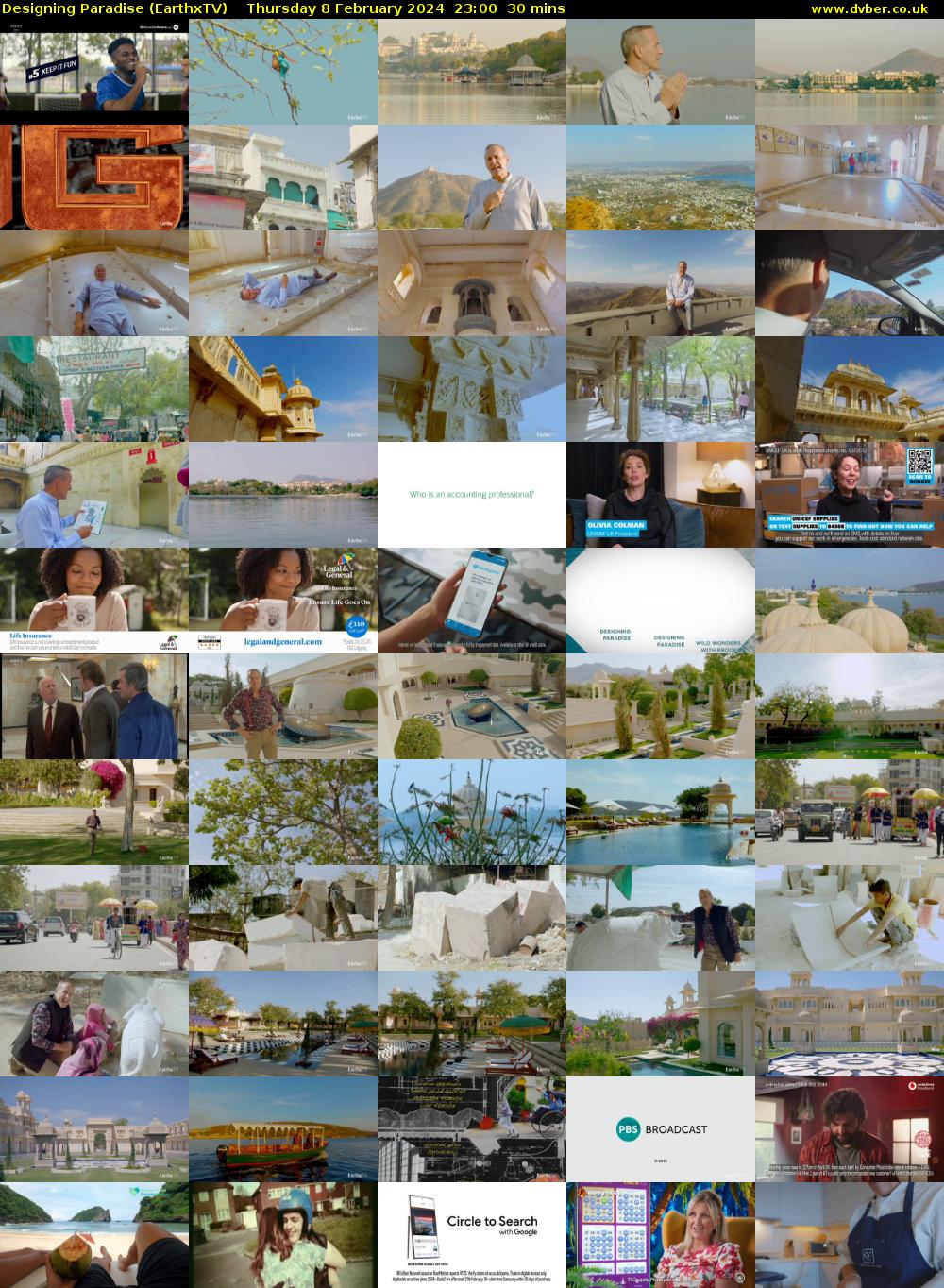 Designing Paradise (EarthxTV) Thursday 8 February 2024 23:00 - 23:30
