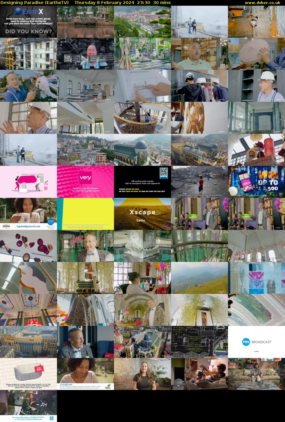 Designing Paradise (EarthxTV) Thursday 8 February 2024 23:30 - 00:00