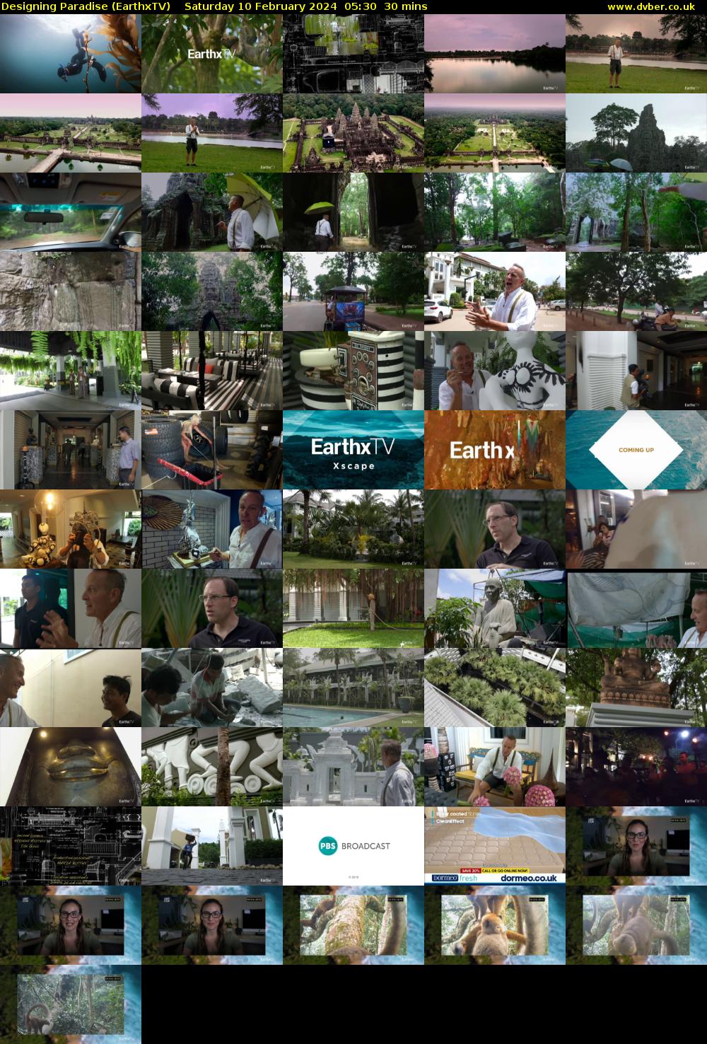 Designing Paradise (EarthxTV) Saturday 10 February 2024 05:30 - 06:00