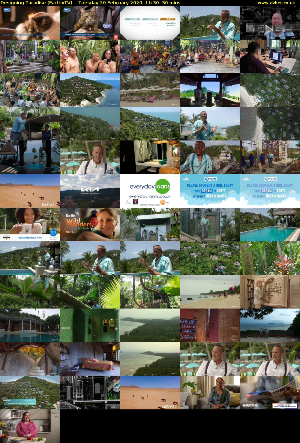 Designing Paradise (EarthxTV) Tuesday 20 February 2024 11:30 - 12:00