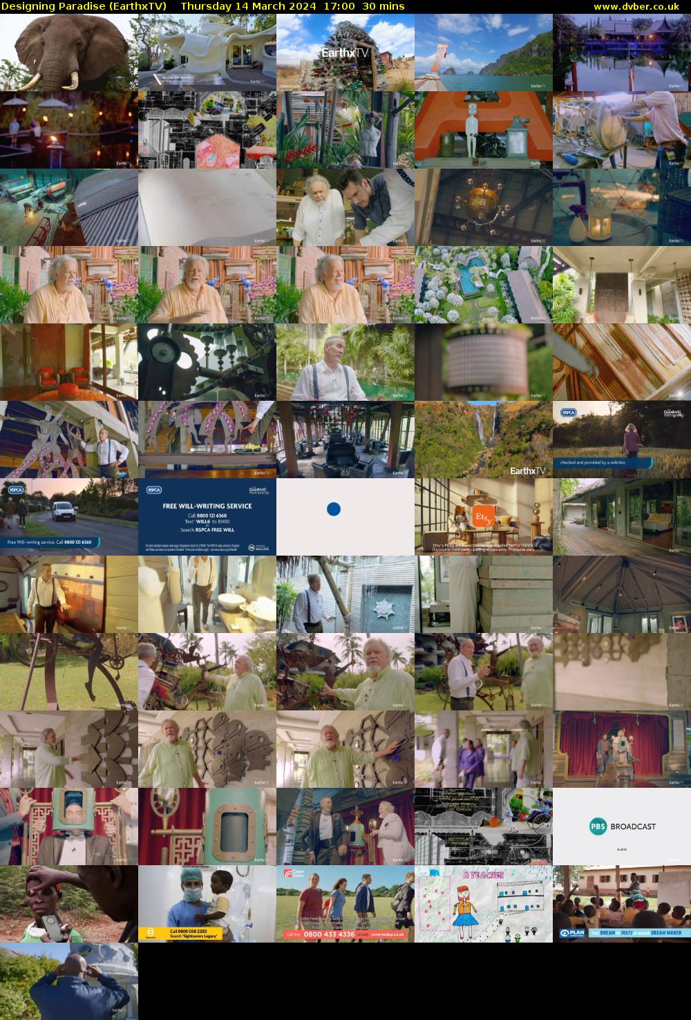 Designing Paradise (EarthxTV) Thursday 14 March 2024 17:00 - 17:30