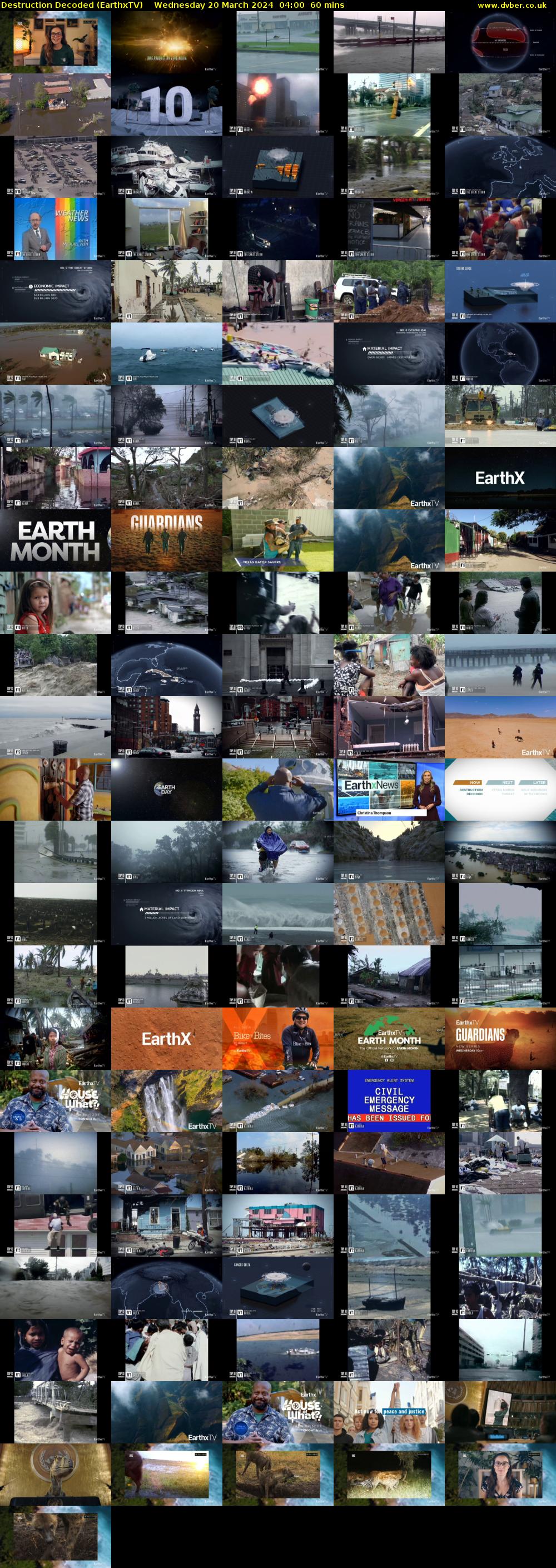 Destruction Decoded (EarthxTV) Wednesday 20 March 2024 04:00 - 05:00