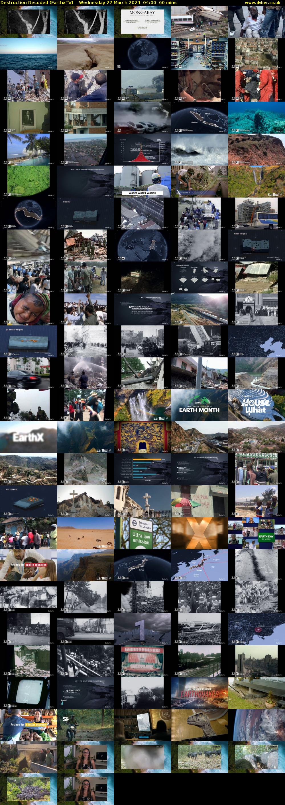 Destruction Decoded (EarthxTV) Wednesday 27 March 2024 04:00 - 05:00