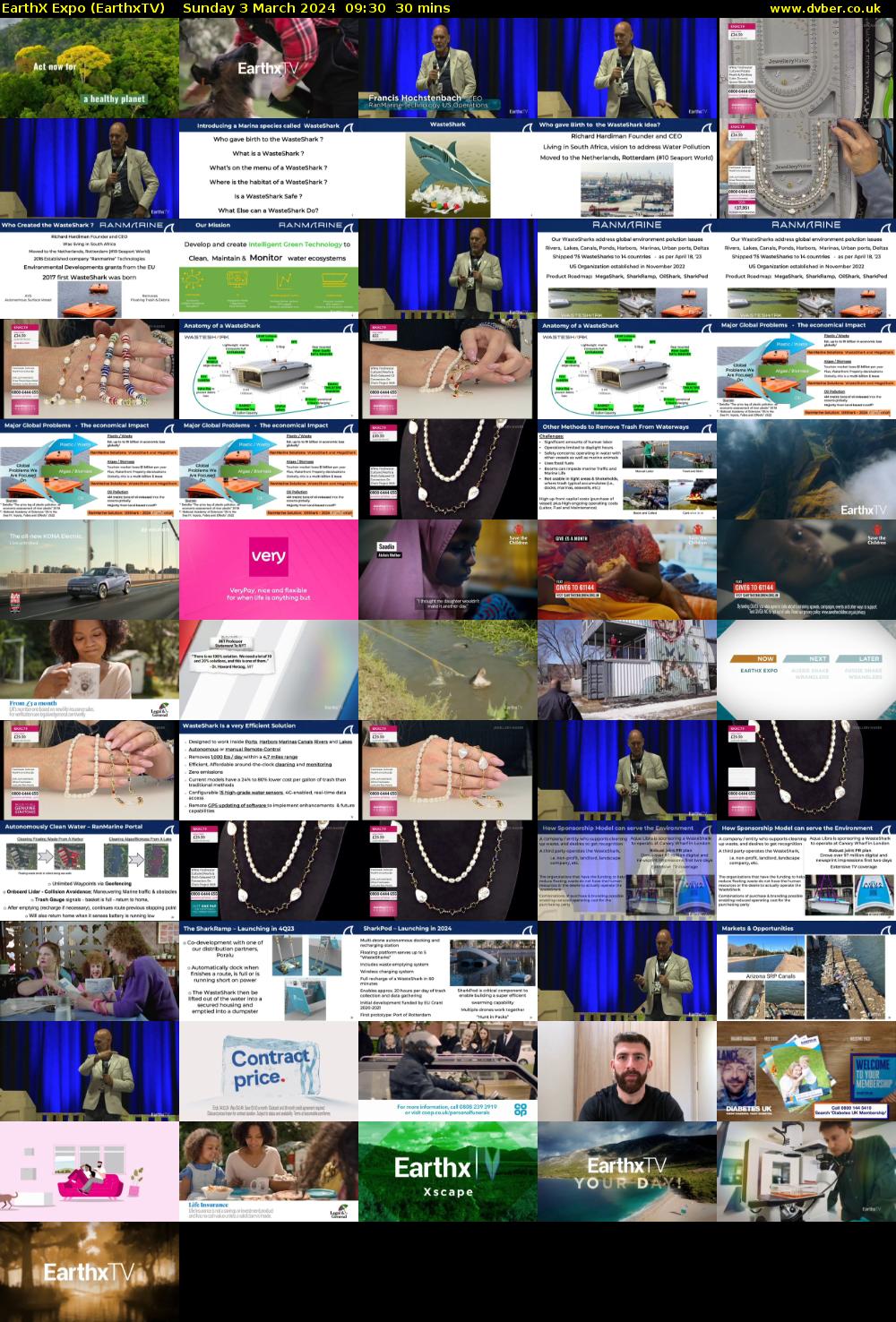 EarthX Expo (EarthxTV) Sunday 3 March 2024 09:30 - 10:00