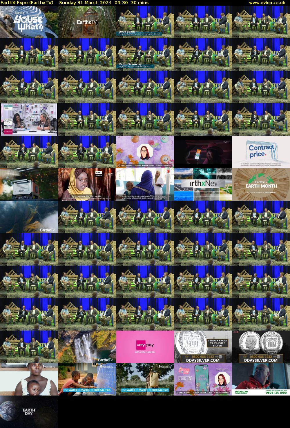 EarthX Expo (EarthxTV) Sunday 31 March 2024 09:30 - 10:00