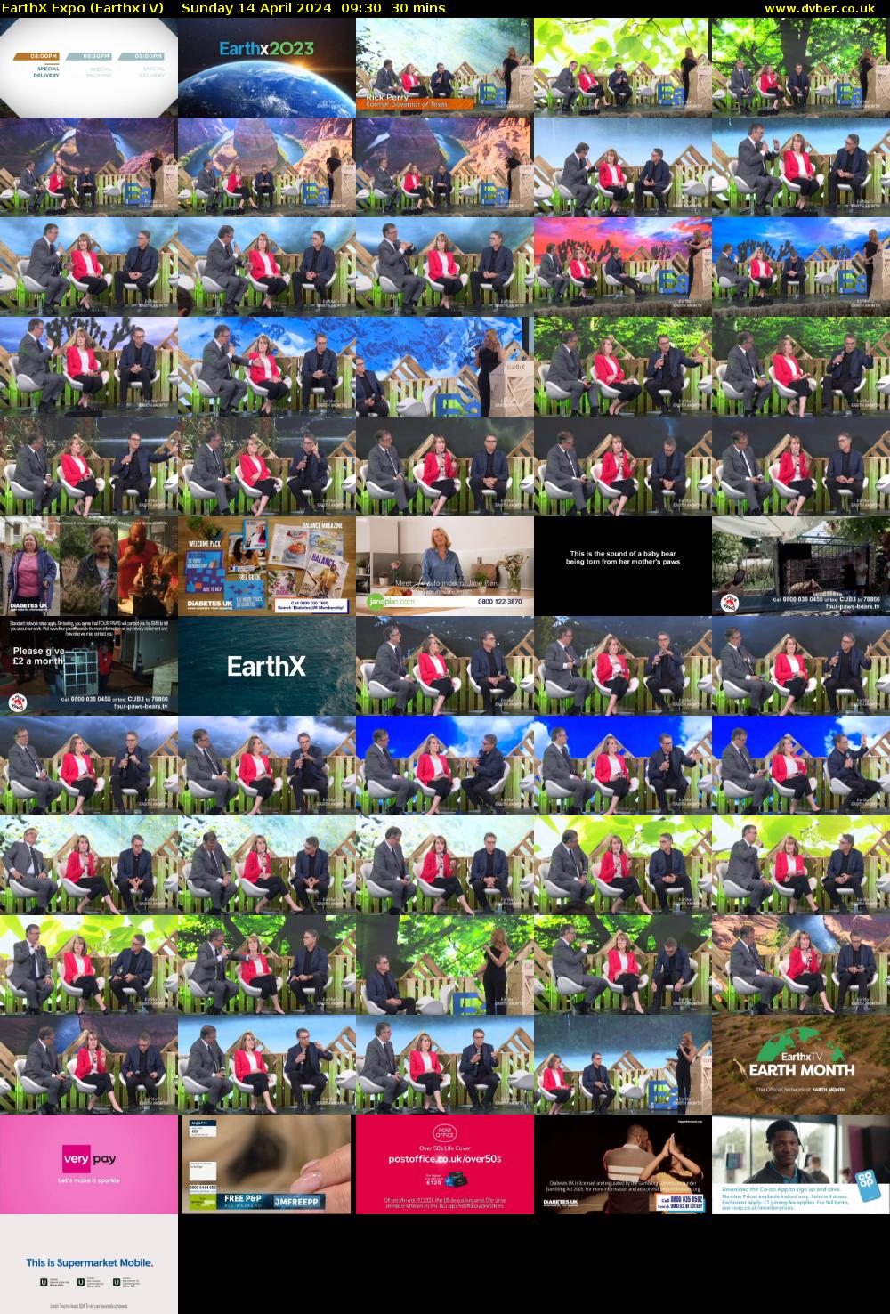 EarthX Expo (EarthxTV) Sunday 14 April 2024 09:30 - 10:00
