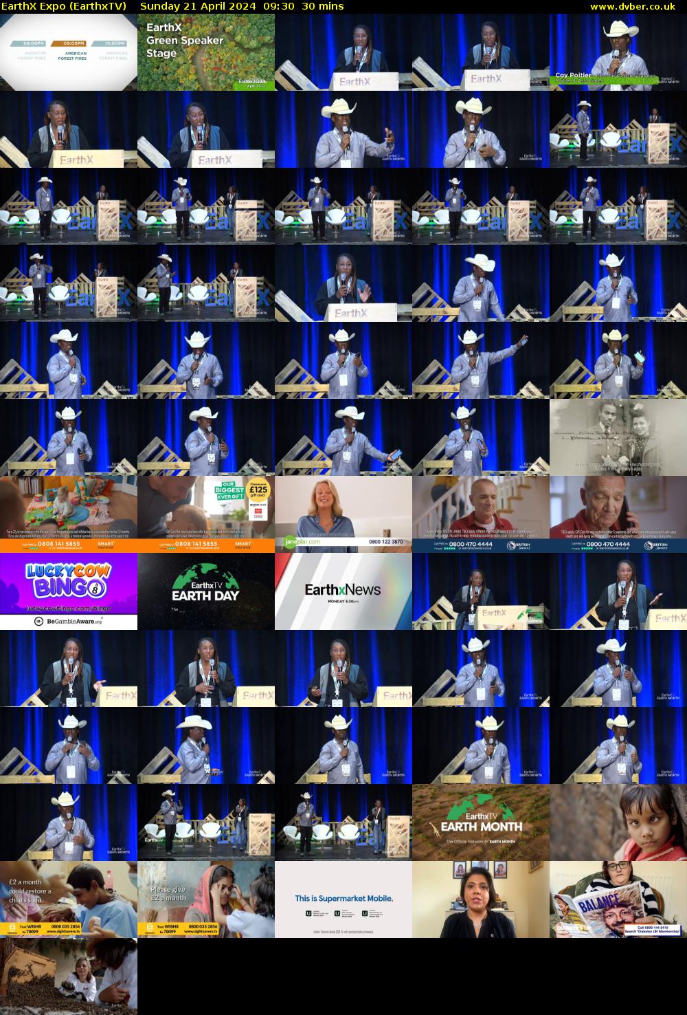 EarthX Expo (EarthxTV) Sunday 21 April 2024 09:30 - 10:00