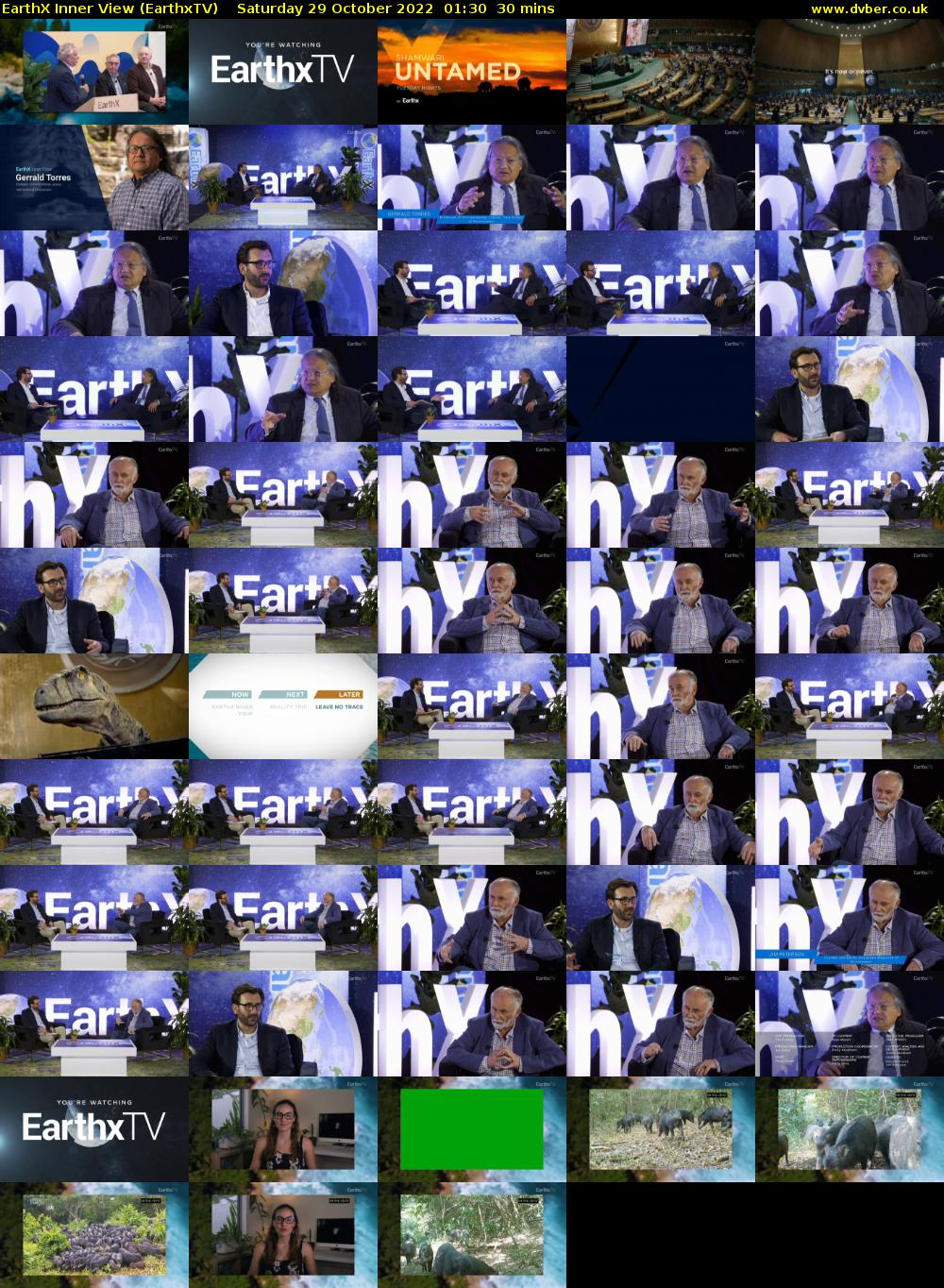 EarthX Inner View (EarthxTV) Saturday 29 October 2022 01:30 - 02:00