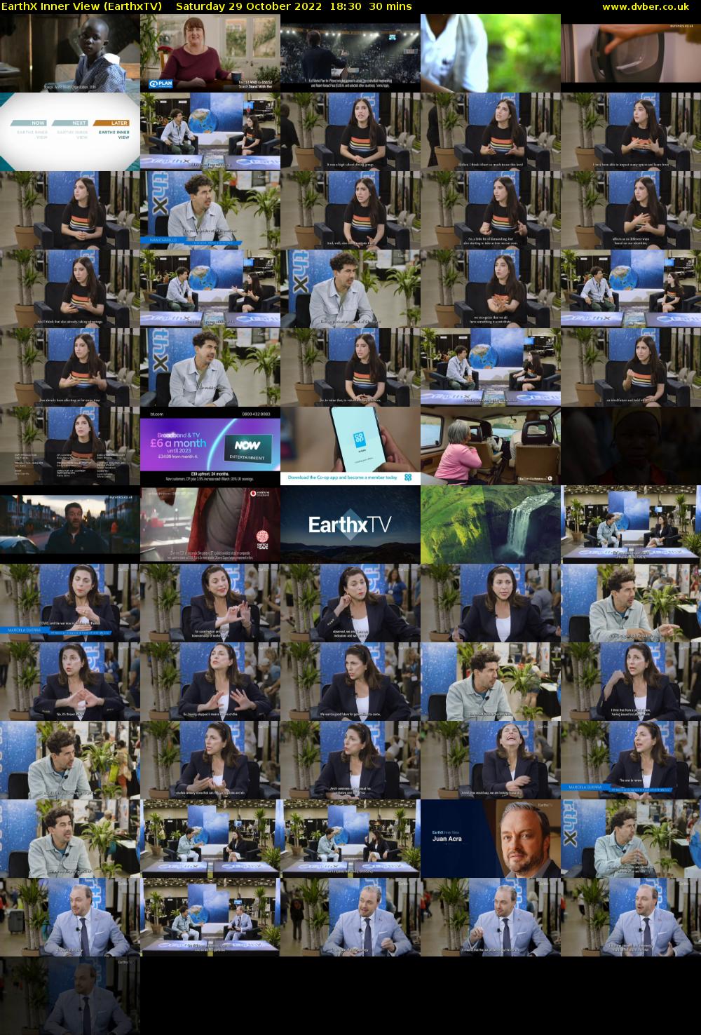 EarthX Inner View (EarthxTV) Saturday 29 October 2022 18:30 - 19:00