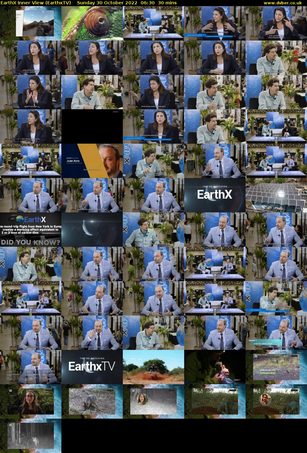 EarthX Inner View (EarthxTV) Sunday 30 October 2022 06:30 - 07:00