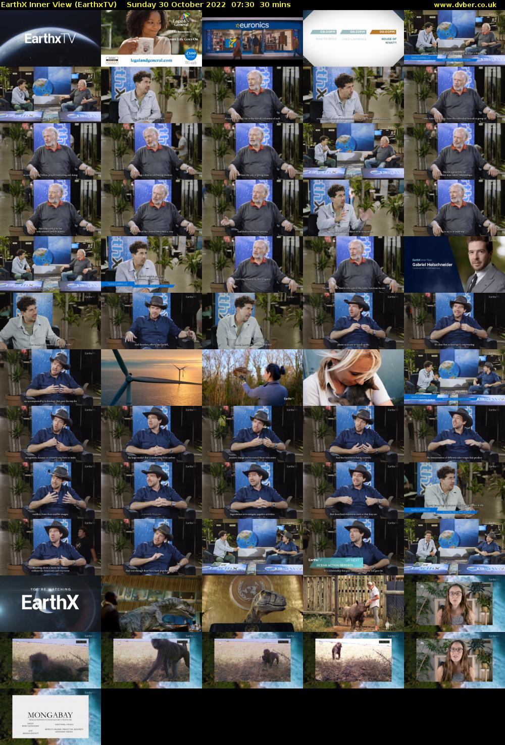 EarthX Inner View (EarthxTV) Sunday 30 October 2022 07:30 - 08:00