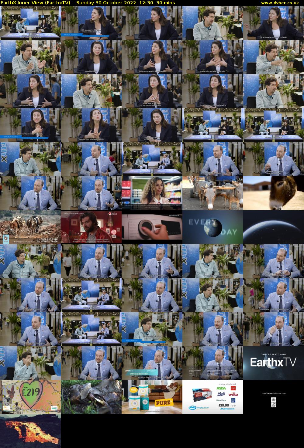 EarthX Inner View (EarthxTV) Sunday 30 October 2022 12:30 - 13:00