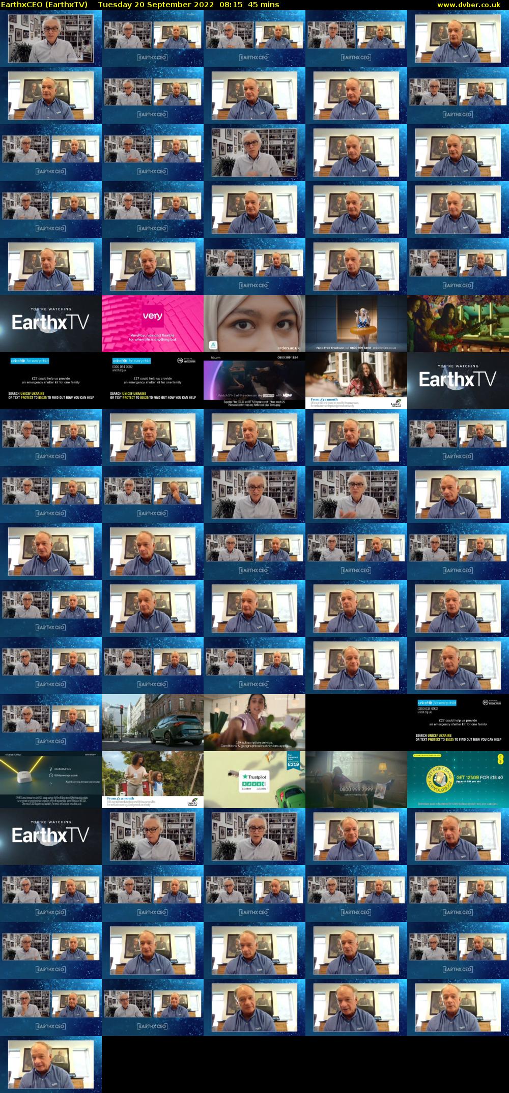 EarthxCEO (EarthxTV) Tuesday 20 September 2022 08:15 - 09:00