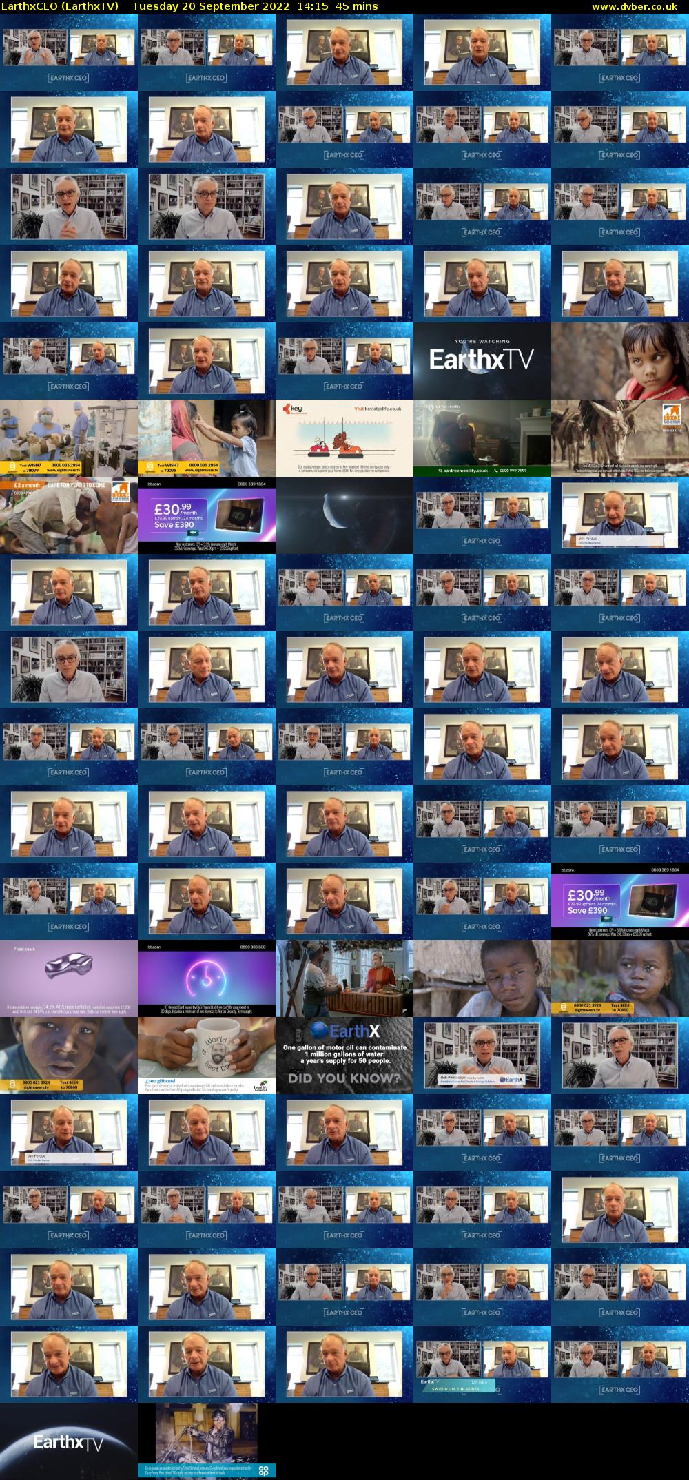 EarthxCEO (EarthxTV) Tuesday 20 September 2022 14:15 - 15:00