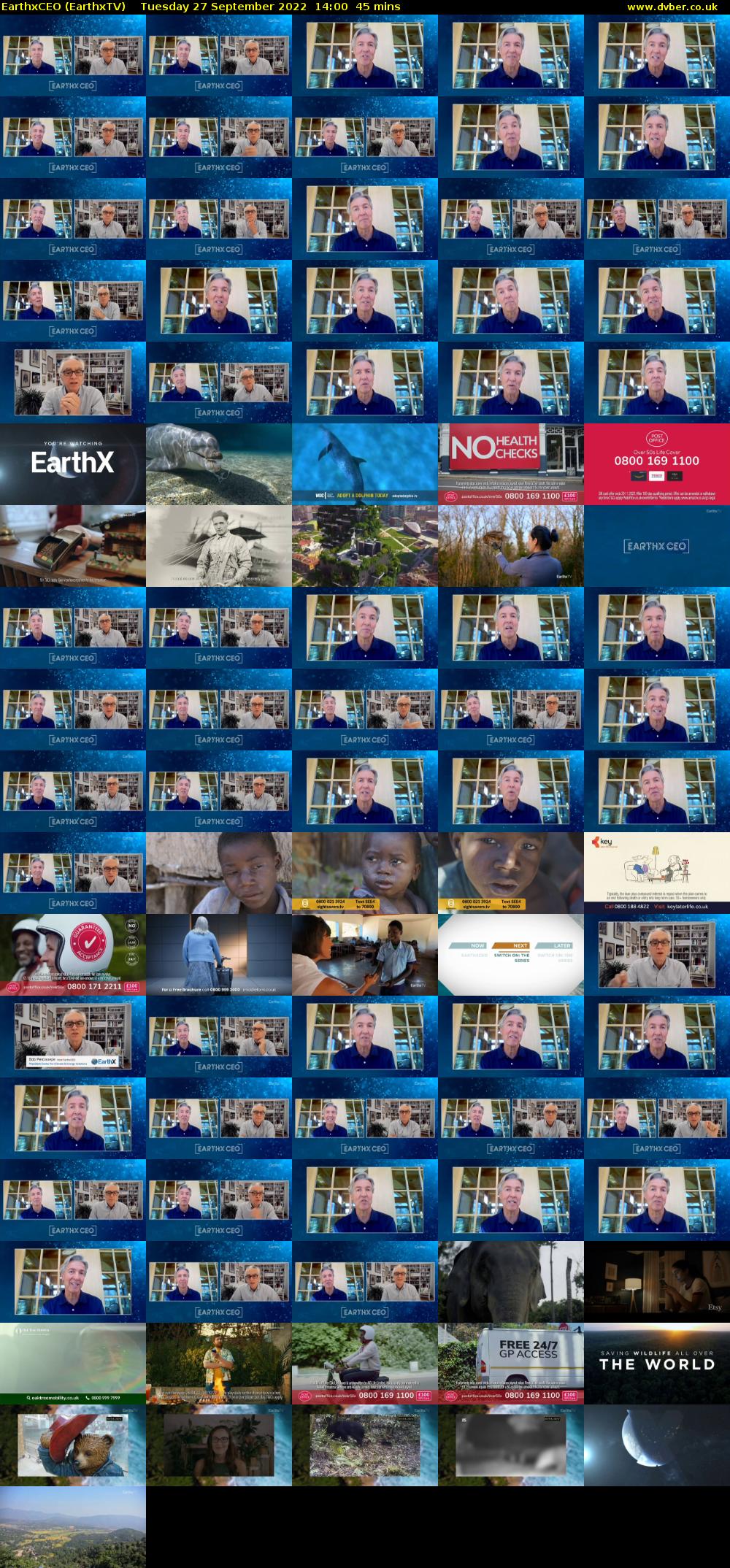 EarthxCEO (EarthxTV) Tuesday 27 September 2022 14:00 - 14:45