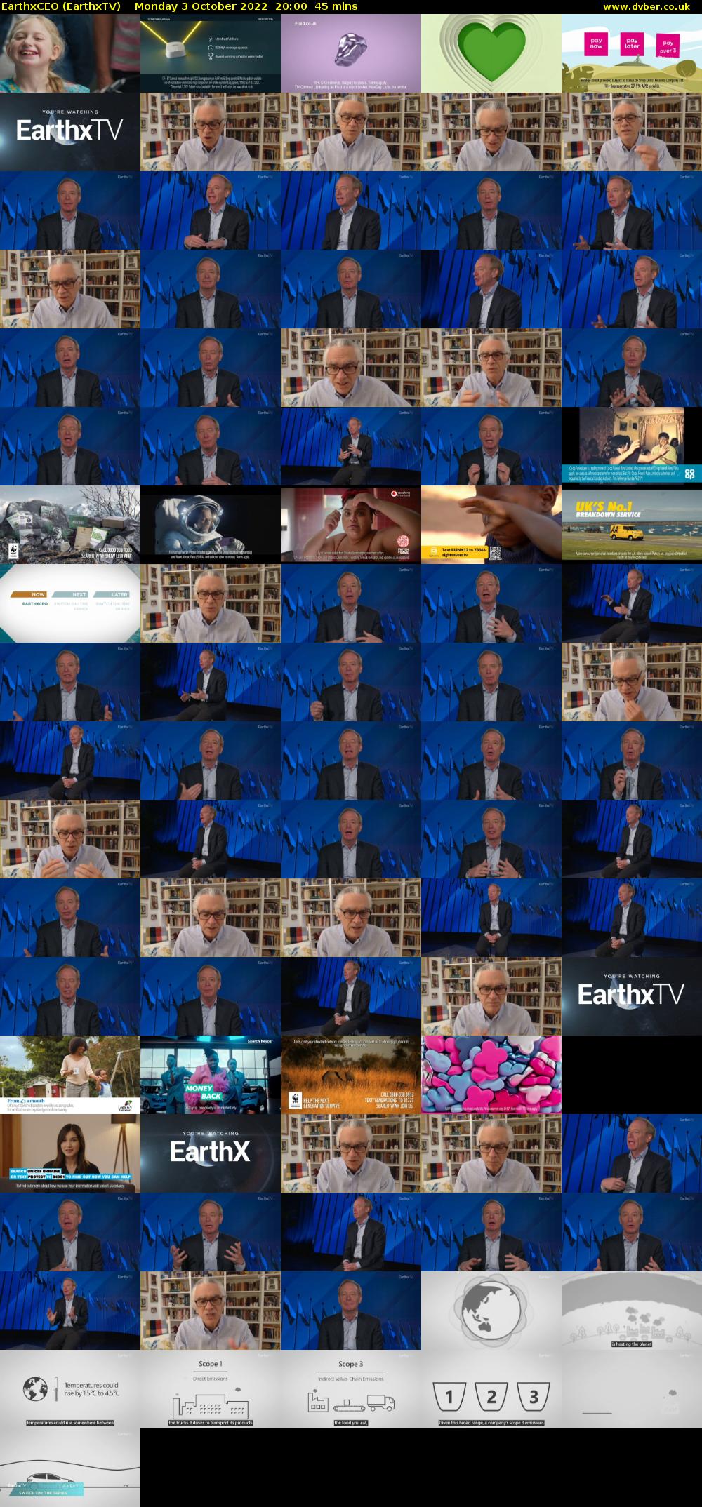 EarthxCEO (EarthxTV) Monday 3 October 2022 20:00 - 20:45