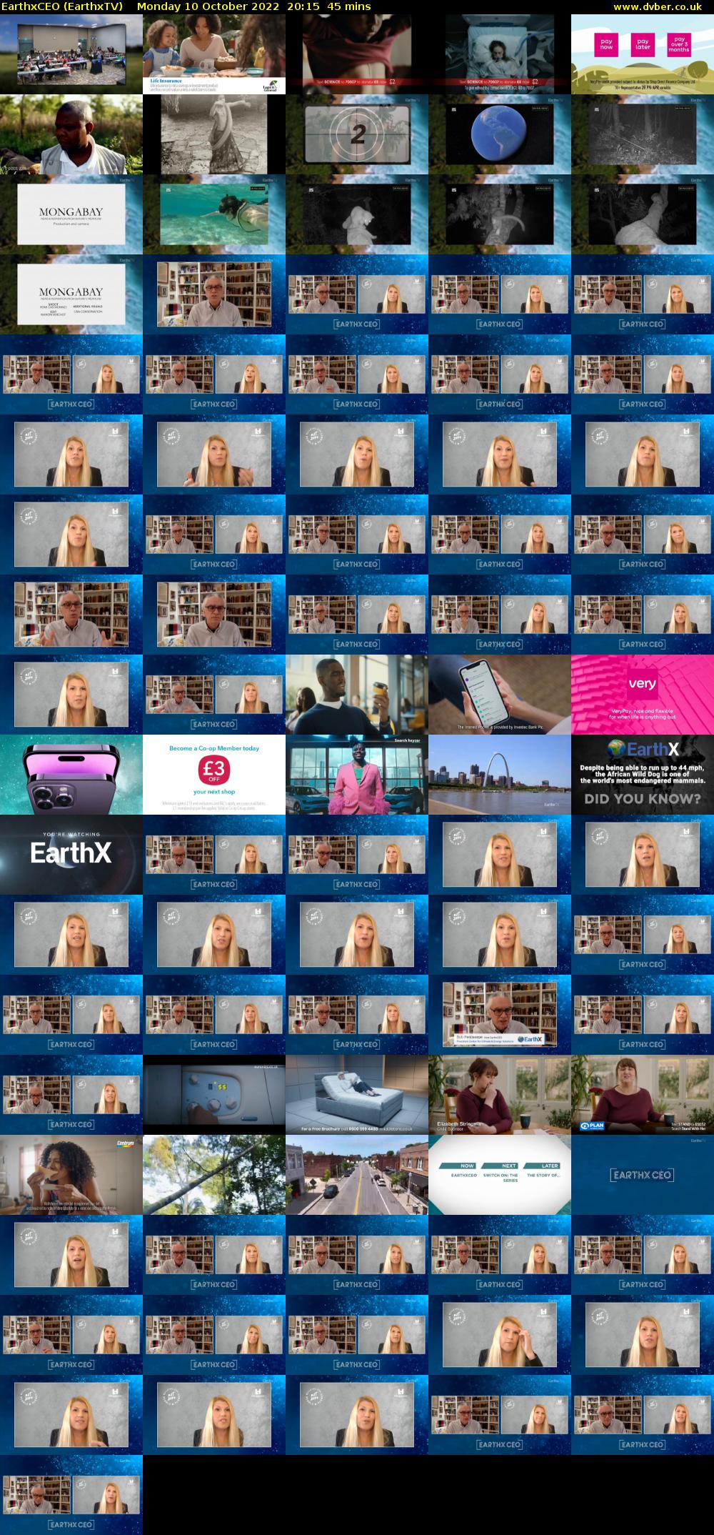 EarthxCEO (EarthxTV) Monday 10 October 2022 20:15 - 21:00