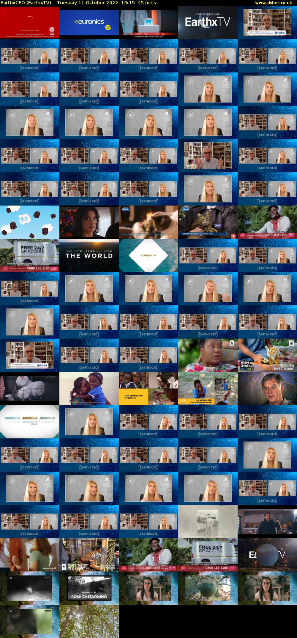 EarthxCEO (EarthxTV) Tuesday 11 October 2022 14:15 - 15:00