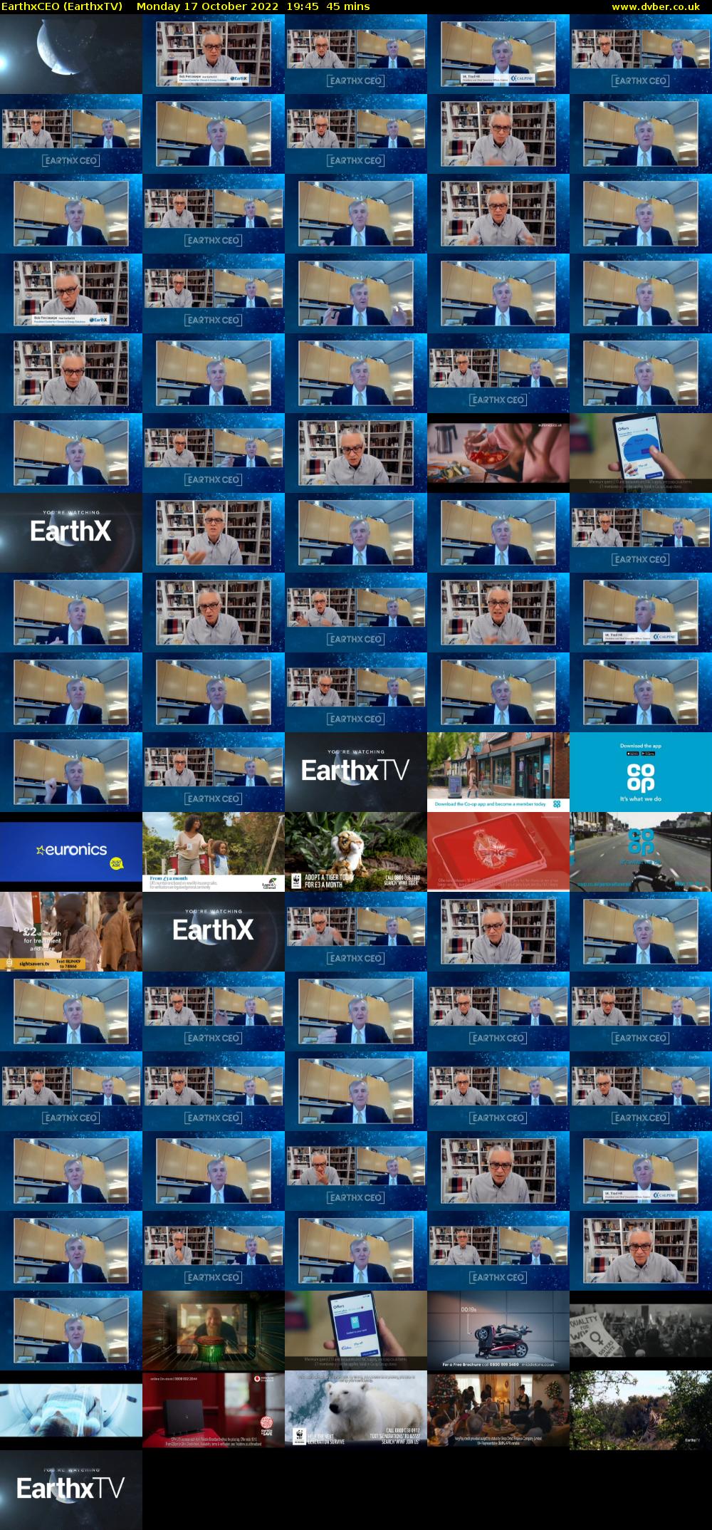 EarthxCEO (EarthxTV) Monday 17 October 2022 19:45 - 20:30