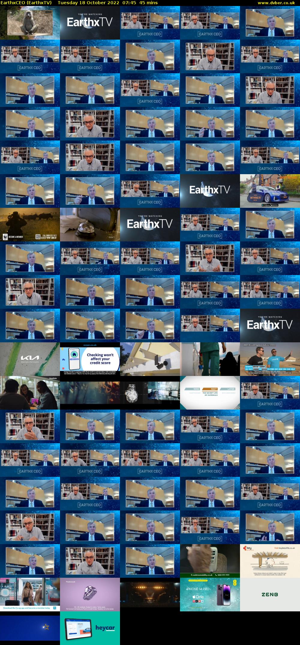 EarthxCEO (EarthxTV) Tuesday 18 October 2022 07:45 - 08:30