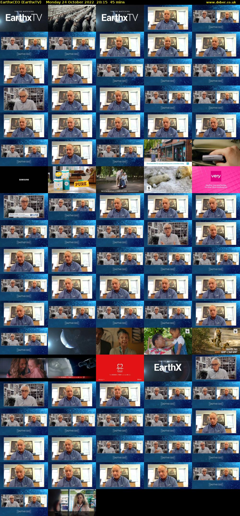EarthxCEO (EarthxTV) Monday 24 October 2022 20:15 - 21:00