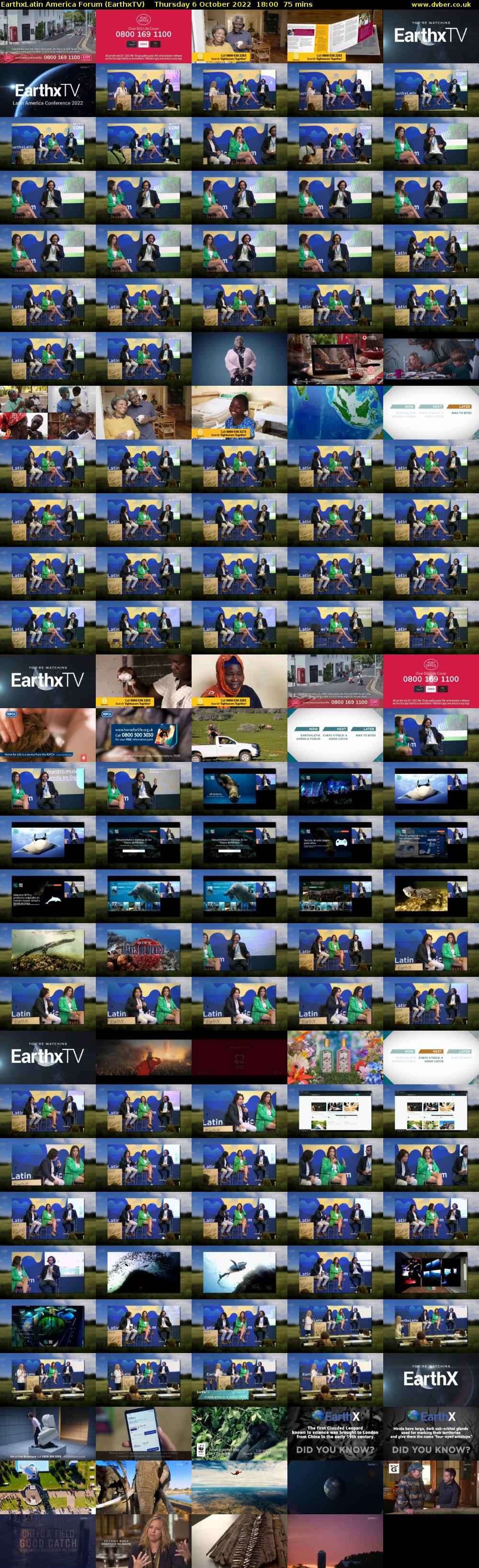 EarthxLatin America Forum (EarthxTV) Thursday 6 October 2022 18:00 - 19:15