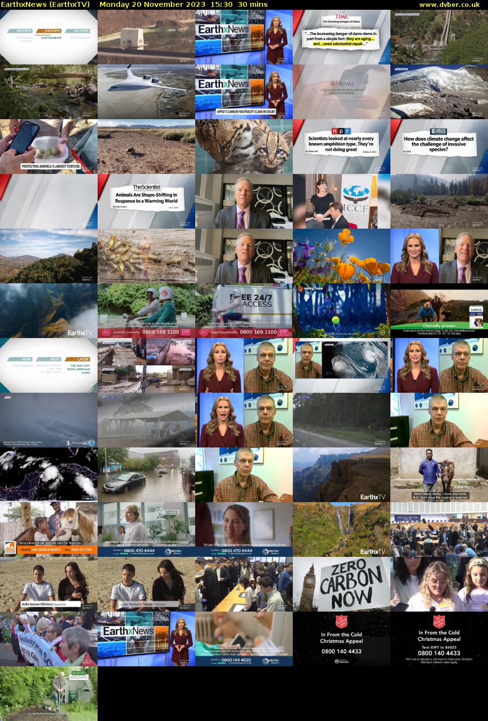 EarthxNews (EarthxTV) Monday 20 November 2023 15:30 - 16:00