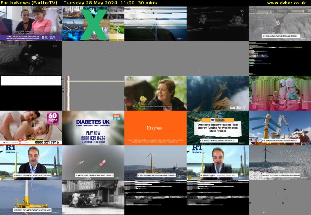 EarthxNews (EarthxTV) Tuesday 28 May 2024 11:00 - 11:30