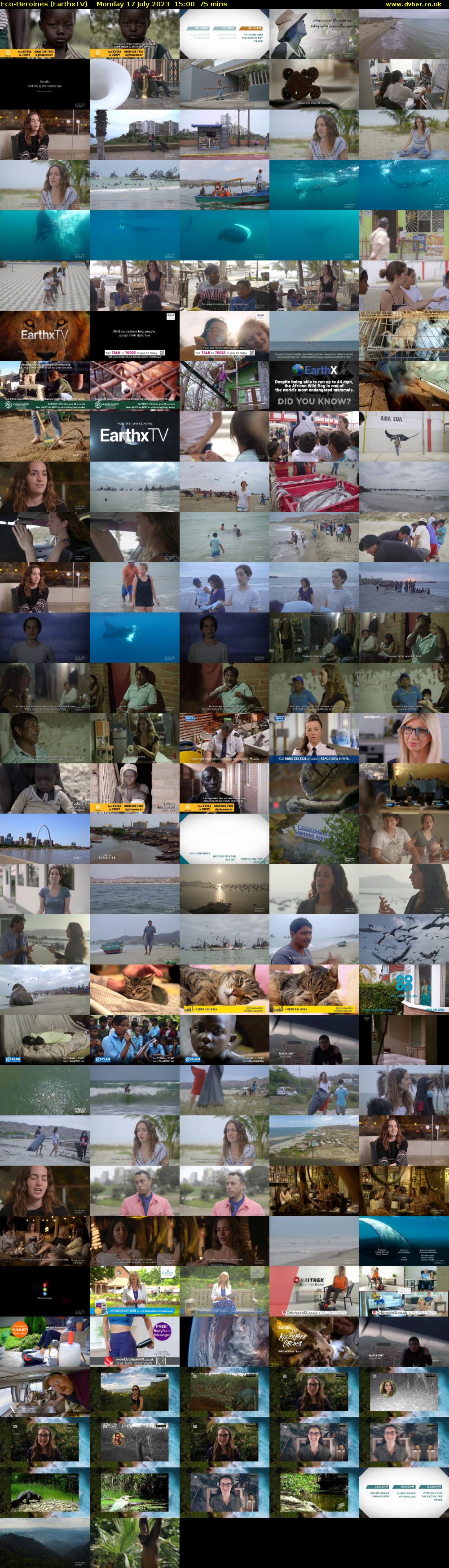 Eco-Heroines (EarthxTV) Monday 17 July 2023 15:00 - 16:15