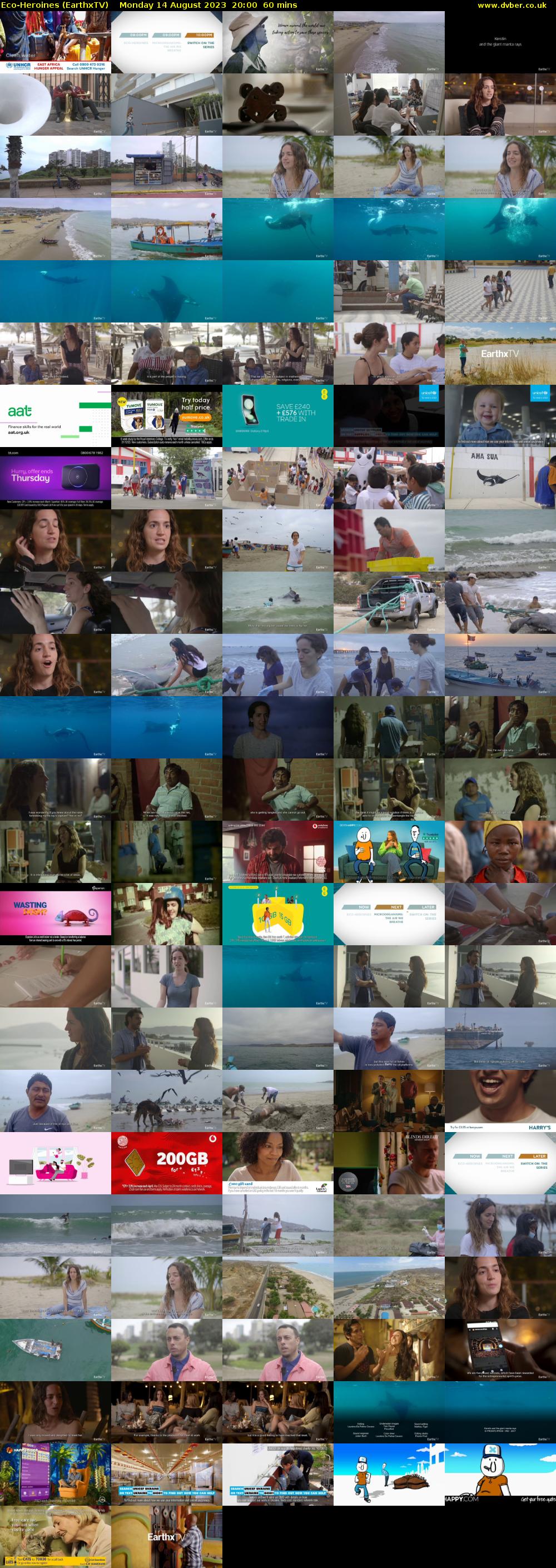 Eco-Heroines (EarthxTV) Monday 14 August 2023 20:00 - 21:00