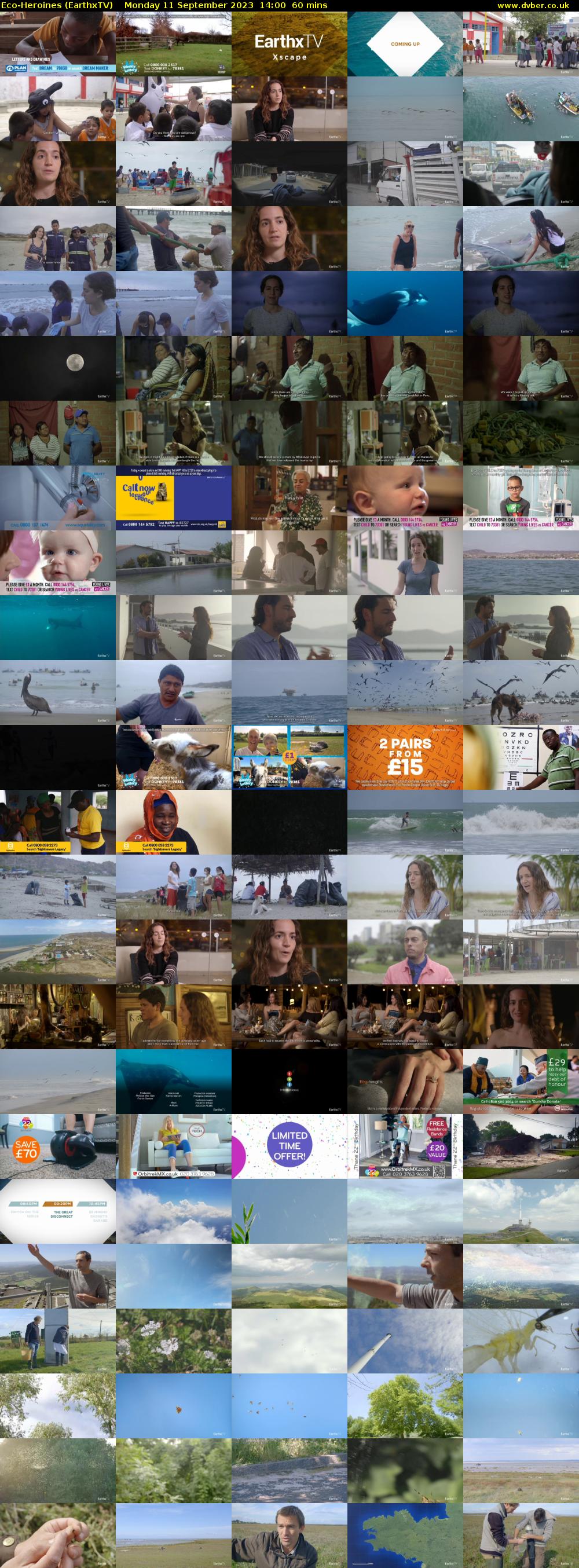 Eco-Heroines (EarthxTV) Monday 11 September 2023 14:00 - 15:00