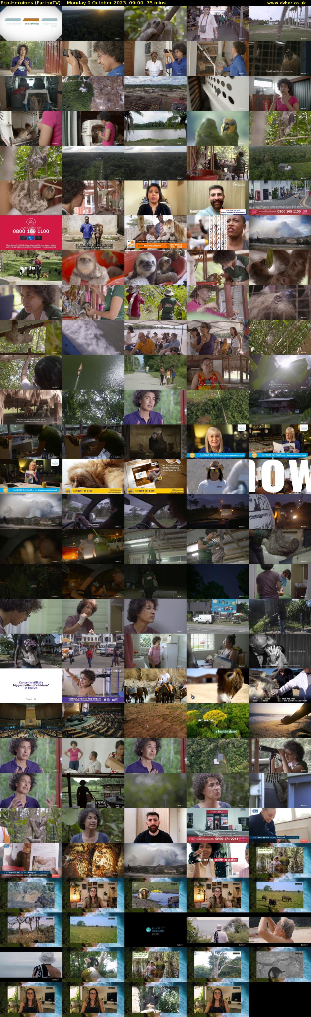 Eco-Heroines (EarthxTV) Monday 9 October 2023 09:00 - 10:15