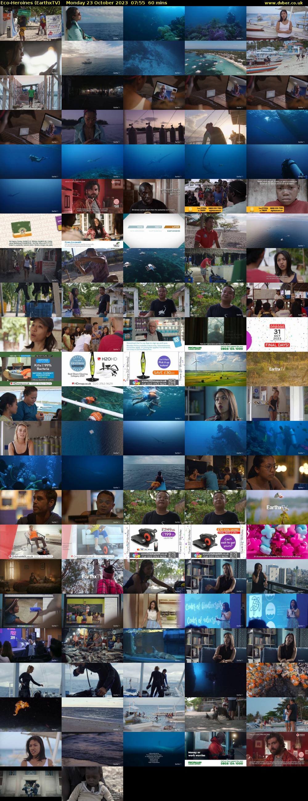Eco-Heroines (EarthxTV) Monday 23 October 2023 07:55 - 08:55