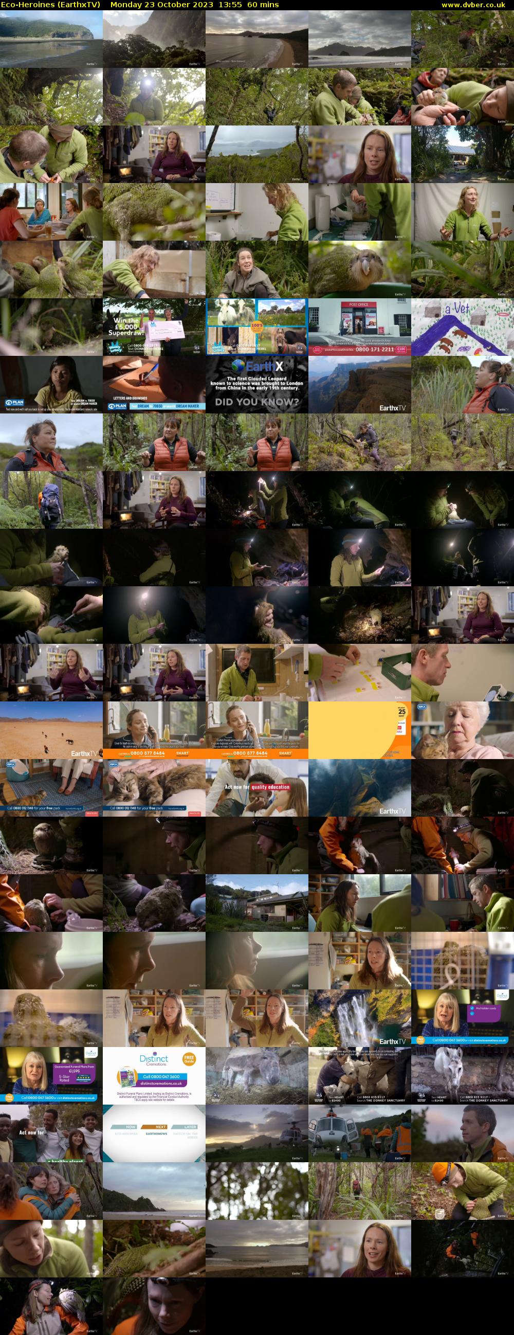 Eco-Heroines (EarthxTV) Monday 23 October 2023 13:55 - 14:55