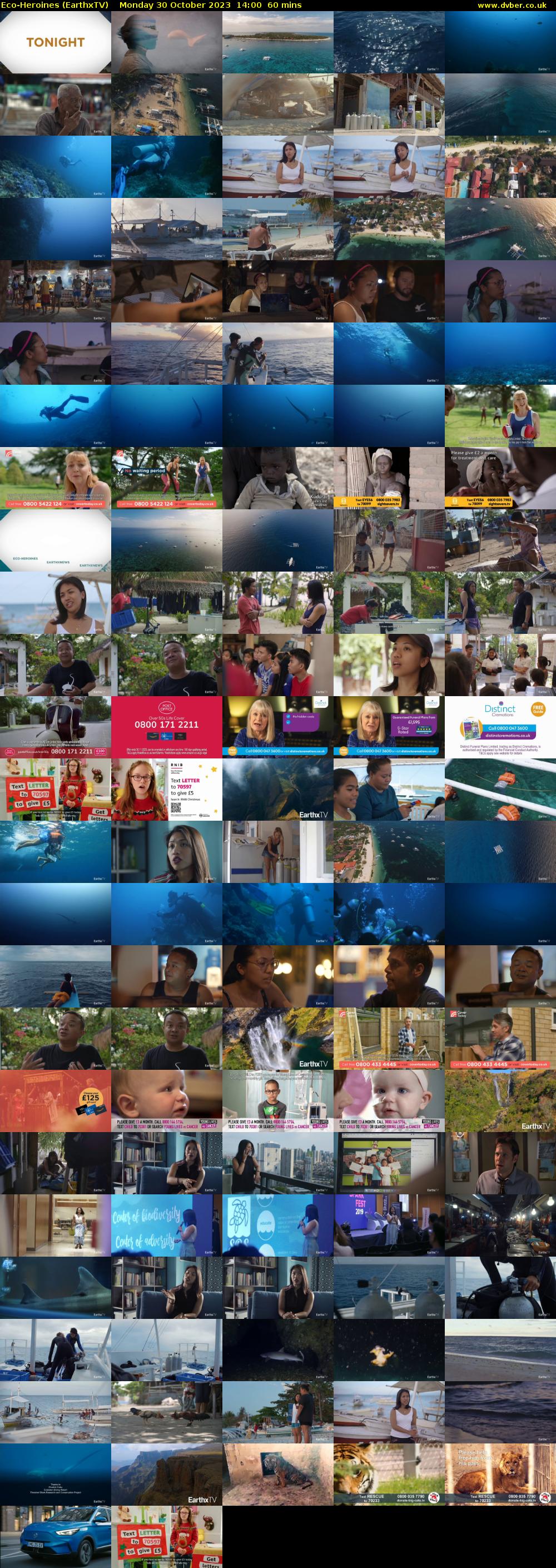 Eco-Heroines (EarthxTV) Monday 30 October 2023 14:00 - 15:00