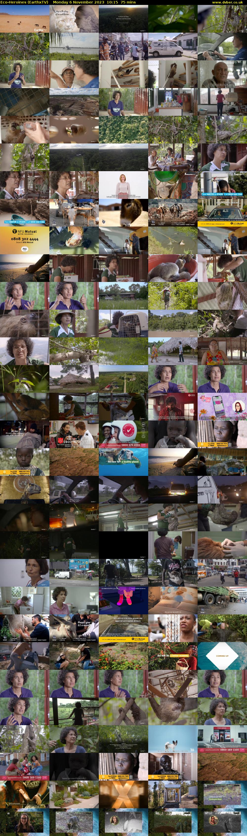 Eco-Heroines (EarthxTV) Monday 6 November 2023 10:15 - 11:30