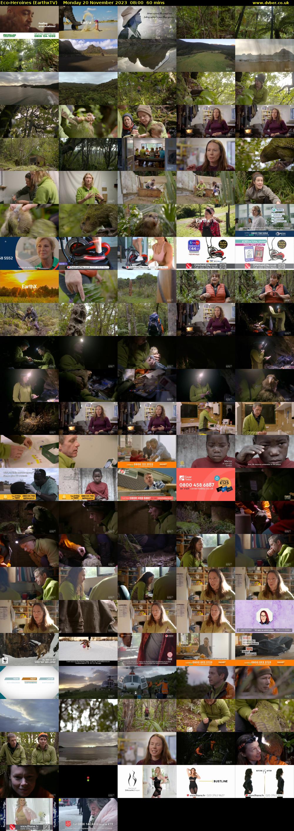 Eco-Heroines (EarthxTV) Monday 20 November 2023 08:00 - 09:00