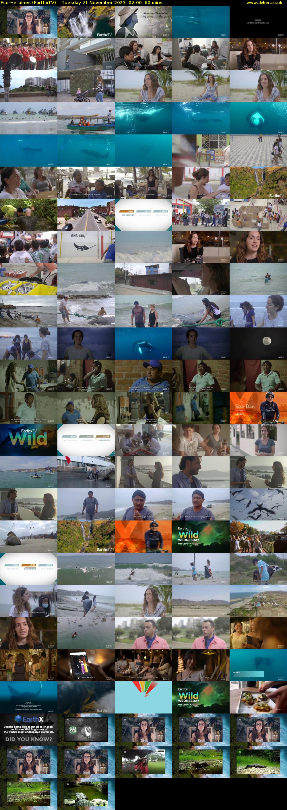 Eco-Heroines (EarthxTV) Tuesday 21 November 2023 02:00 - 03:00