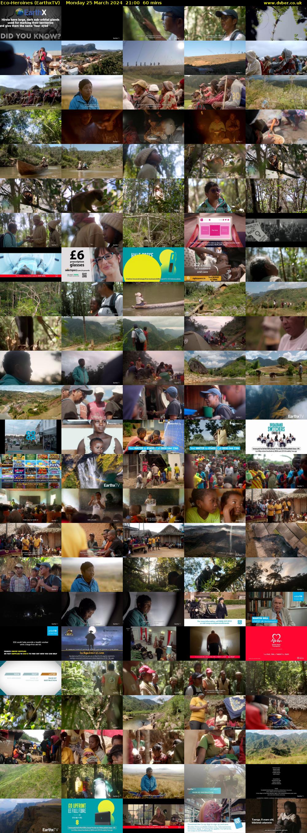 Eco-Heroines (EarthxTV) Monday 25 March 2024 21:00 - 22:00