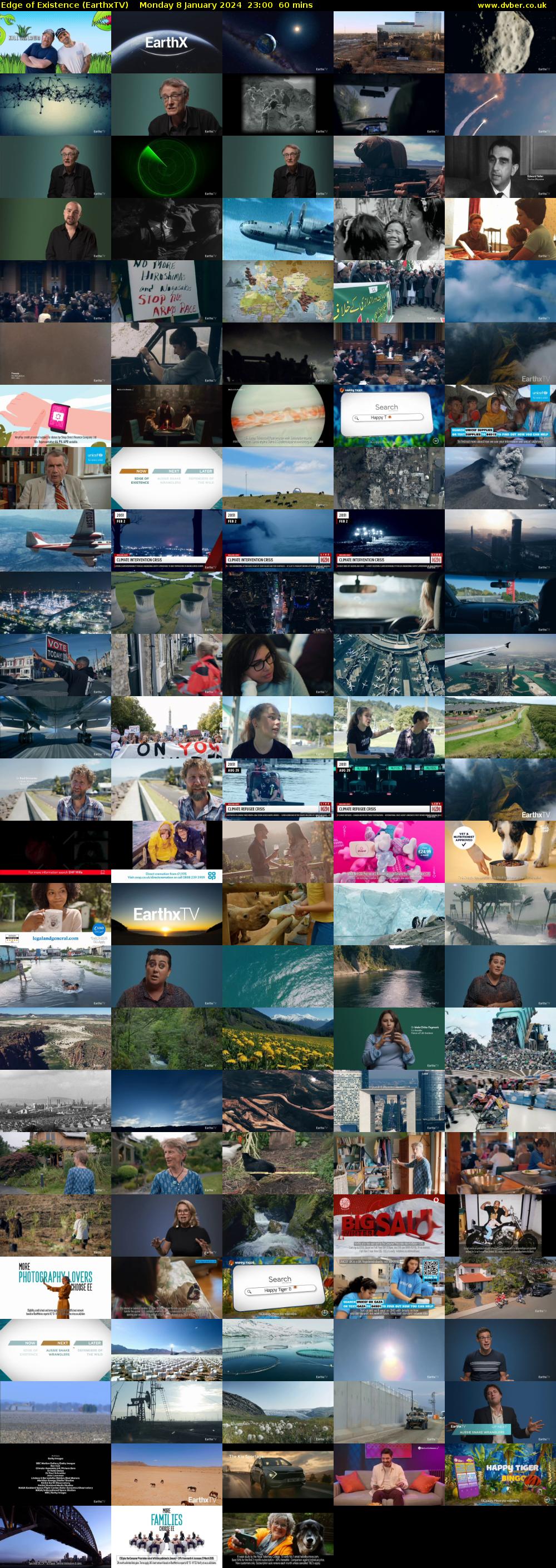 Edge of Existence (EarthxTV) Monday 8 January 2024 23:00 - 00:00
