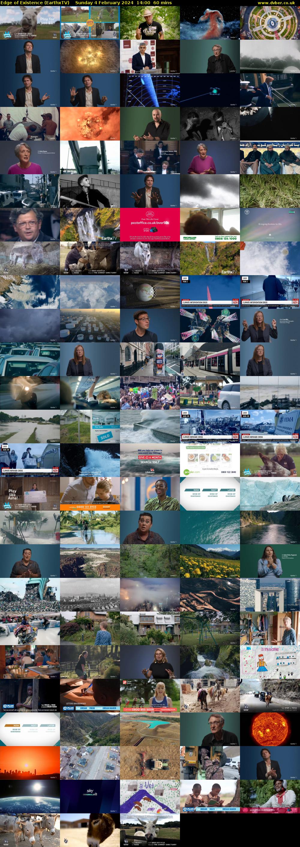 Edge of Existence (EarthxTV) Sunday 4 February 2024 14:00 - 15:00