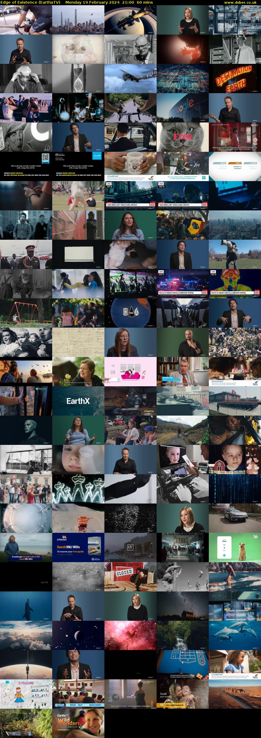 Edge of Existence (EarthxTV) Monday 19 February 2024 21:00 - 22:00